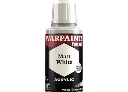 The Army Painter Warpaints Fanatic: Matt White (18ml) - Paint