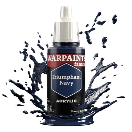 The Army Painter Warpaints Fanatic: Triumphant Navy (18ml) - Verf