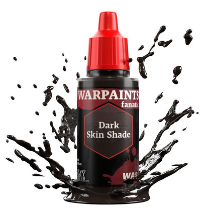 The Army Painter Warpaints Fanatic: Wash Dark Skin Shade (18ml) - Verf