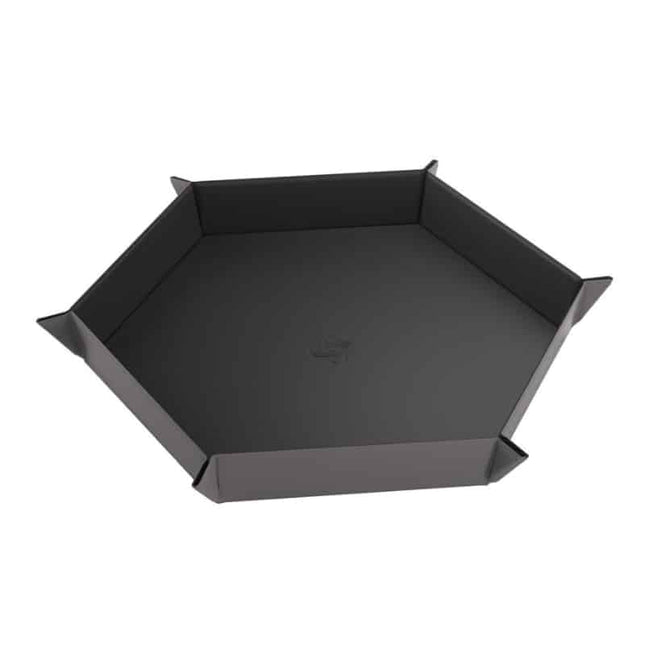 bordspel-accessoires-dice-tray-magnetic-hexagonal-grijs