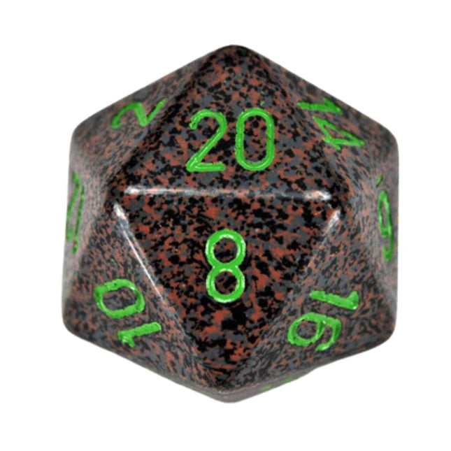 bordspel-accessoires-dobbelsteen-d20-earth-speckled-34mm