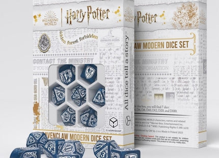 bordspel-accessoires-harry-potter-ravenclaw-modern-dice-set-blue-7-stuks (1)