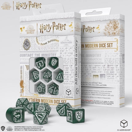 bordspel-accessoires-harry-potter-slytherin-modern-dice-set-green-7-stuks (1)