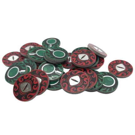 bordspel-accessoires-laserox-arkham-horror-the-card-game-clue-doom-tokens