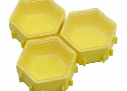 bordspel-accessoires-token-tray-honeycomb-geel