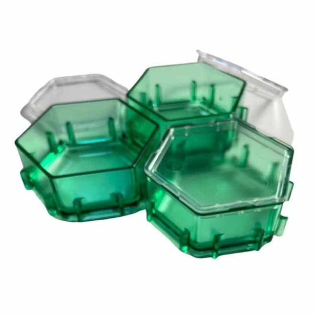 bordspel-accessoires-token-tray-honeycomb-kristal-groen