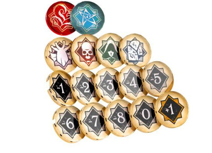 Arkham Horror: Chaos Tokens + Token Bag - Accessoires