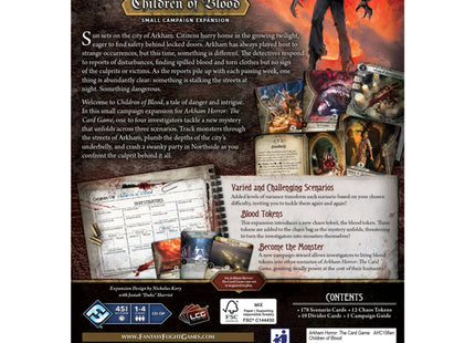 Arkham Horror LCG: Children Of Blood Small Campaign uitbreiding (ENG) [PRE ORDER]