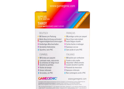 Board Game Matte Sleeves 'Tarot' 73 x 122 mm (50ST) - Accessoires