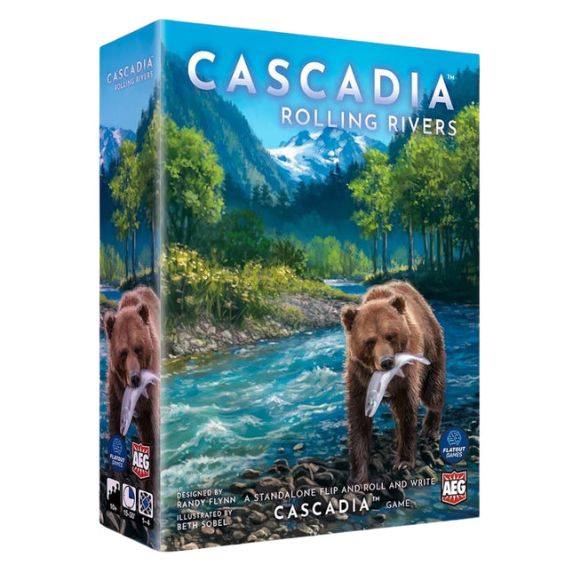 Cascadia: Rolling Rivers - Dobbelspel (ENG)