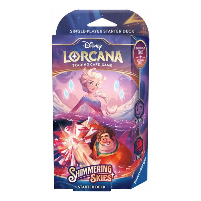 Disney Lorcana: Starter Deck Wreck-It Ralph &amp; Elsa Set 5 – Sammelkartenspiel (ENG)