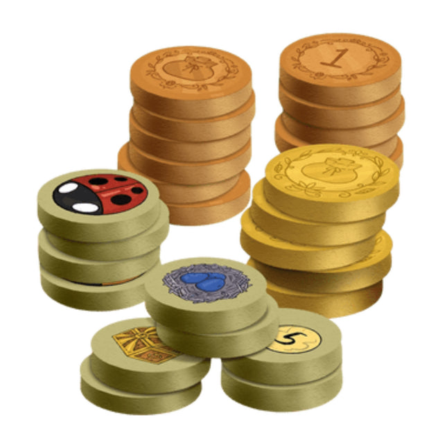 Een Wild Avontuur: Houten Tokens - Accessoires [PRE ORDER]
