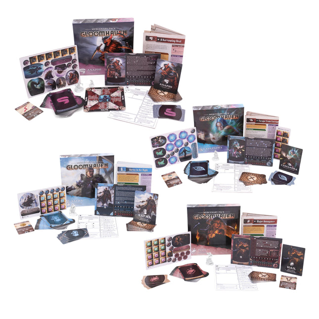 Gloomhaven: Mercenary 4-Pack Bundle uitbreiding (ENG) [PRE ORDER]