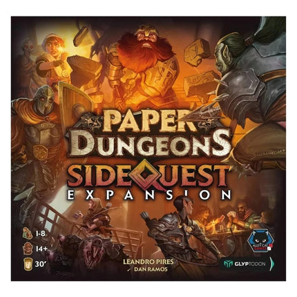 bordspellen paper dungeons sidequest expansion