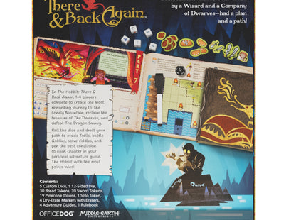 The Hobbit There and Back Again - Dobbelspel (ENG)