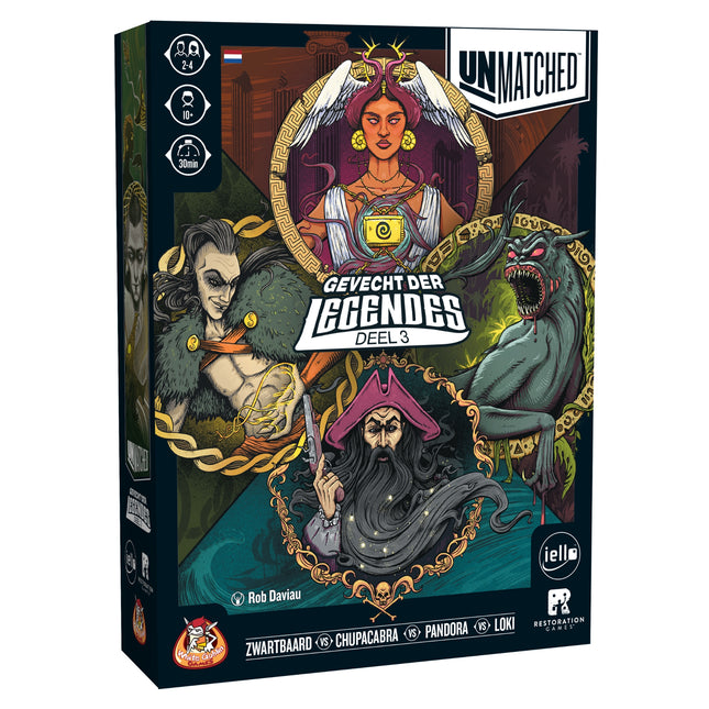 Unmatched: Gevecht der Legendes 3 - Bordspel (NL)