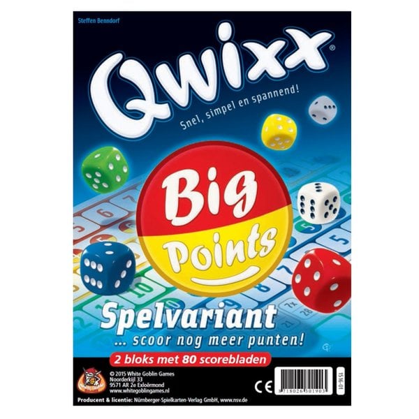 Qwixx Big Points Expansion