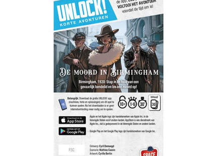 Unlock! Short Adventures: The Murder in Birmingham - Escape Room Game (NL)