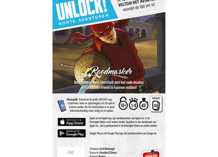 Unlock! Korte Avonturen: Roodmasker - Escape Room Spel