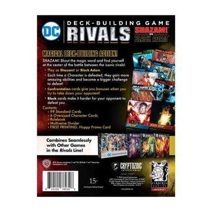 kaartspellen dc deckbuilding game rivals shazam vs black adam (2)