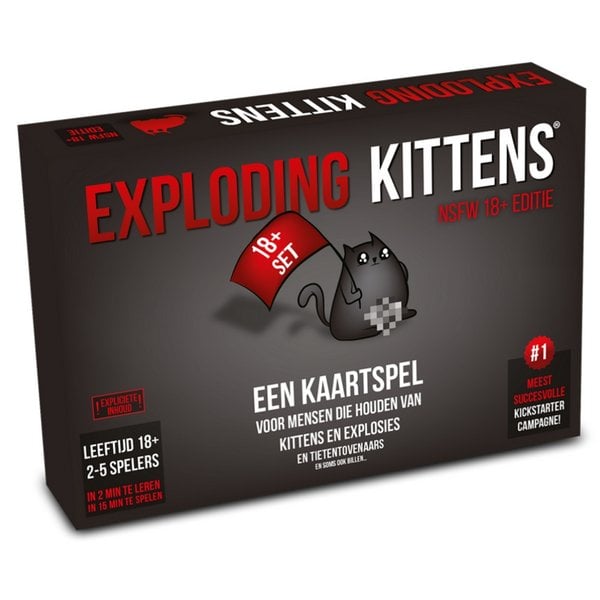 Exploding Kittens NSFW 18+ - Card Game | The Games Friends De Spelletjes Vrienden Exploding Kittens NSFW 18+ - Card Game | The Games Friends De Spelletjes Vrienden