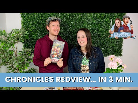 Chronicles Of Crime: Welcome To Redview – Kooperatives Krimi-Brettspiel Ab 16