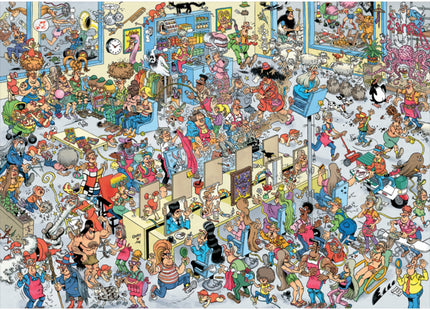 Jan van Haasteren: At the hairdresser's (1000 pieces) - Puzzle