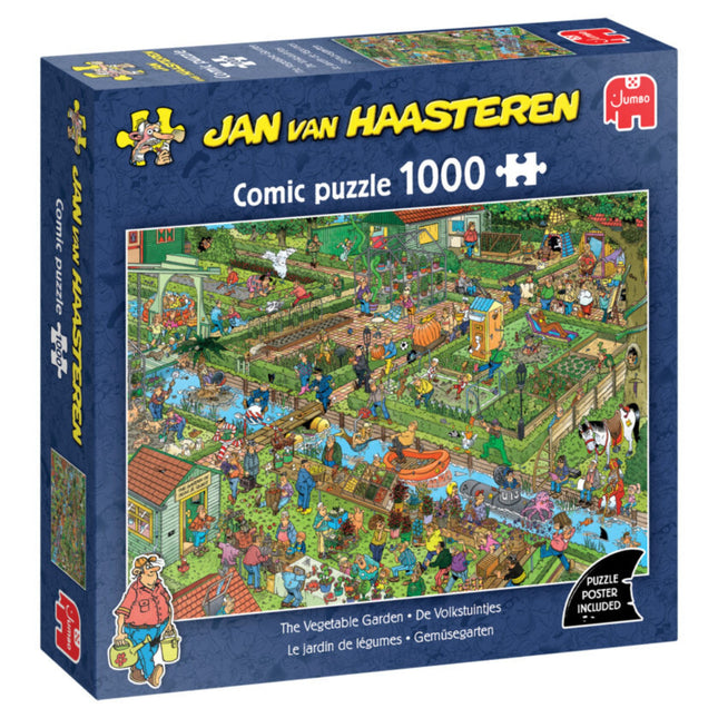 Jan van Haasteren: The Community Gardens (1000 pieces) - Puzzle
