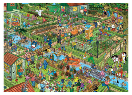 Jan van Haasteren: The Community Gardens (1000 pieces) - Puzzle
