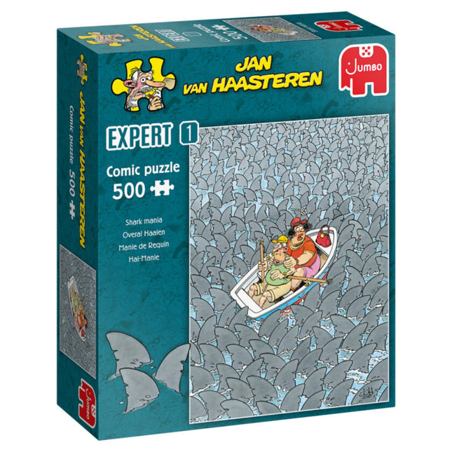 Jan van Haasteren Expert: Sharks Everywhere (500 pieces) - Puzzle