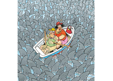 Jan van Haasteren Expert: Sharks Everywhere (500 pieces) - Puzzle