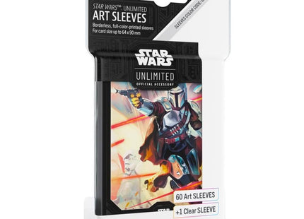 trading card games star wars unlimited art sleeves the mandolarion