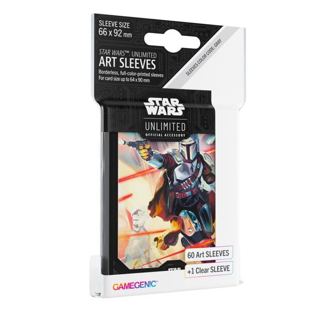 trading card games star wars unlimited art sleeves the mandolarion