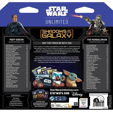 trading card games star wars unlimited shadows of the galaxy 2 player starter (2)